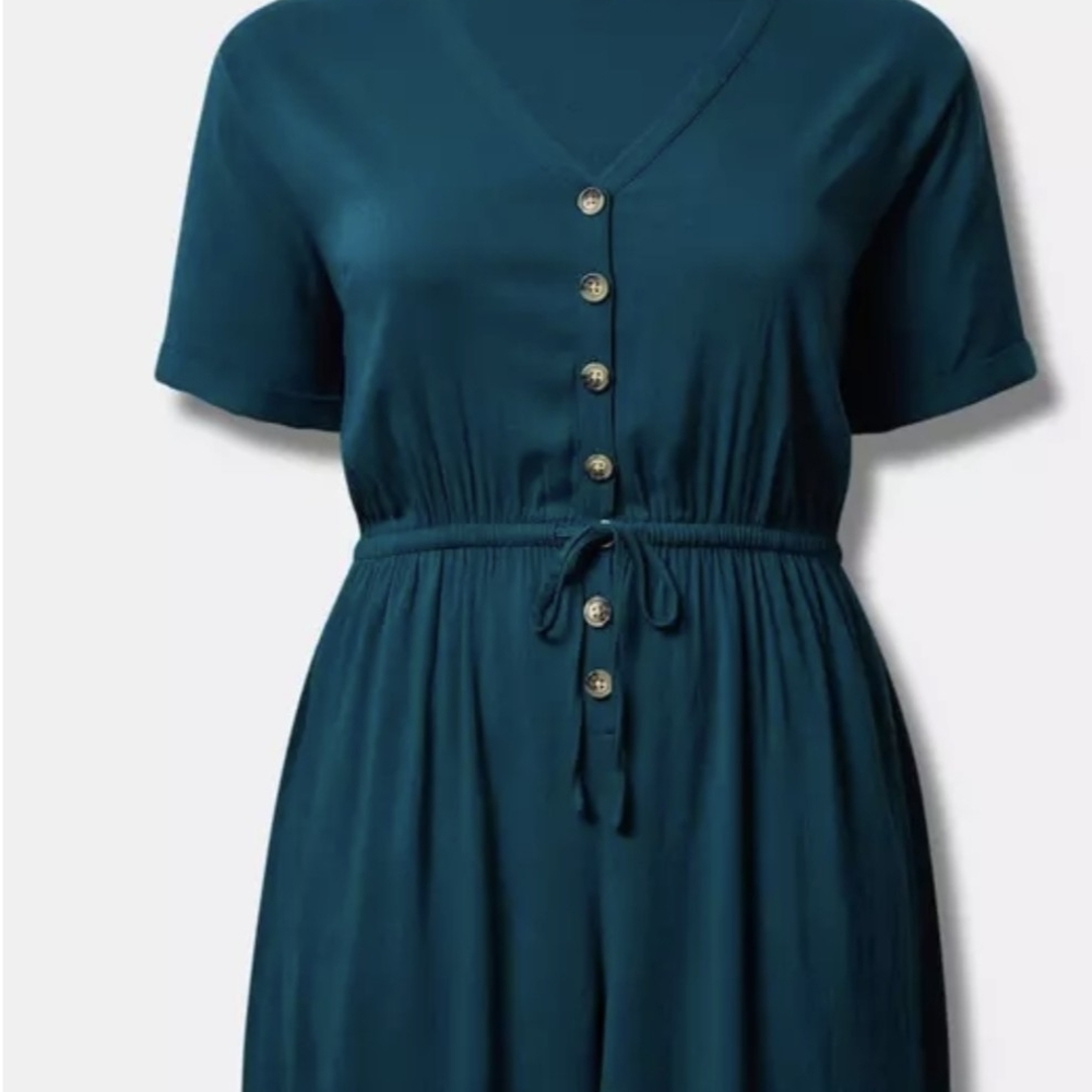 Torrid, NWT Women's SIZE 2, Teal Romper